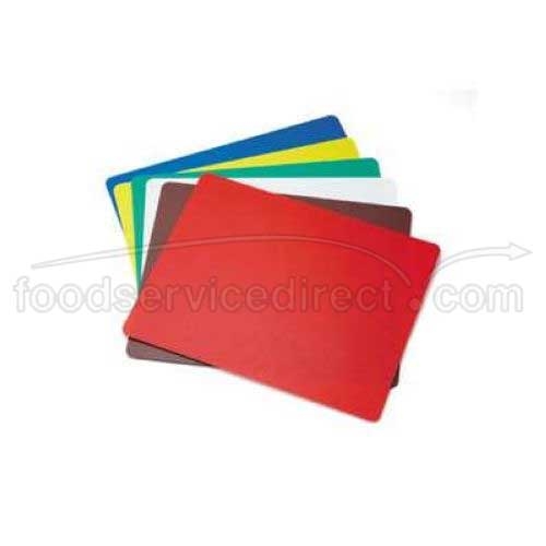 Tablecraft Polyethylene 12 x 18 inch White Flexible Cutting Mat, 6 count