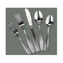Winco Manhattan 18/0 Stainless Steel Heavy Weight Teaspoon, 6.13 x 1.34 inch -- 12 per case.