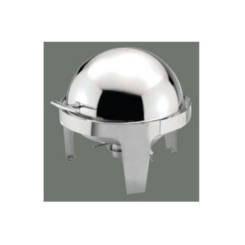 Winco Madison Round Roll Top Chafer, 6 Quart.