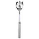 Winco Deluxe Stainless Steel Notched Spoon, 11 3/4 inch.