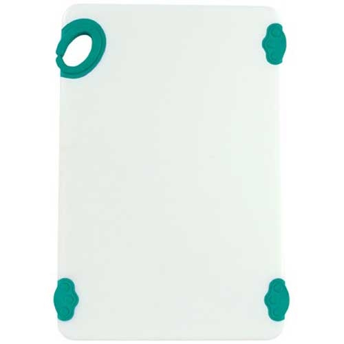 Winco StatikBoard Green Cutting Board with Hook, 12 x 18 x 1/2 inch -- 6 per case.