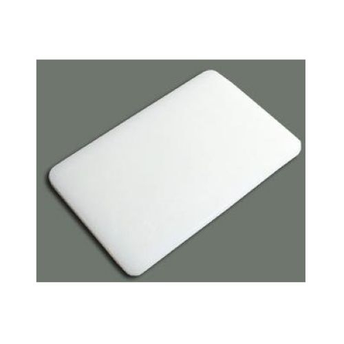 Winco Plastic White Rectangular Cutting Board, 12 x 18 x 1/2 inch.