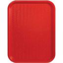 Winco Plastic Red Fast Food Tray, 14 x 18 inch -- 12 per case.