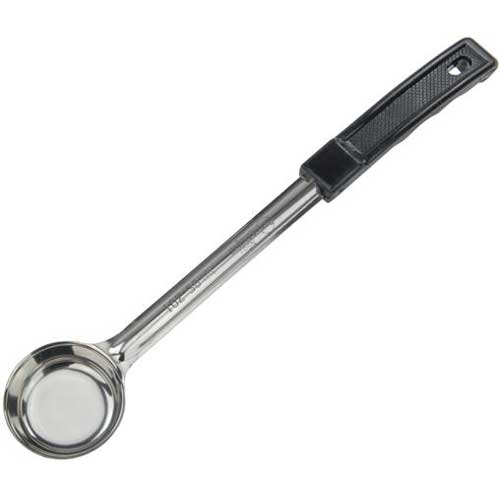 Winco Prime Stainless Steel One Piece Solid Food Portioner with Black Handle, 1 Ounce -- 12 per case.