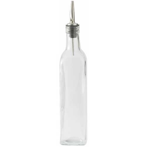 Winco Oil/Vinegar Cruet with Pourer, 16 Ounce -- 12 per case.