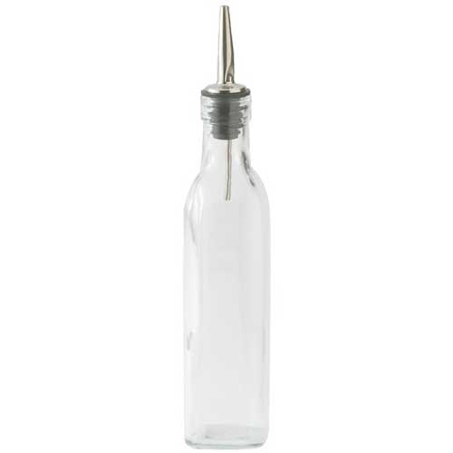 Winco Oil/Vinegar Cruet with Pourer, 8 Ounce -- 12 per case.