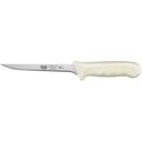 Winco Stal Narrow Boning Knife with White Polypropylene Handle, 6 inch -- 6 per case.