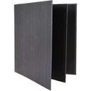 Winco Grey Four Views Booklet Menu Cover fits 8 1/2 x 11 inch Letter Size Paper Inserts -- 10 per case.