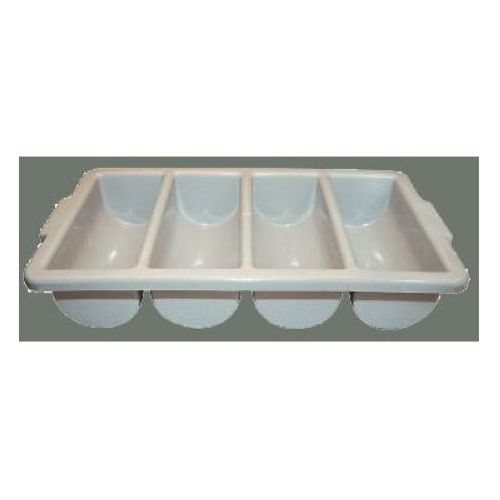 Winco Plastic 4 Compartment Cutlery Bin, 21.25 inch Length.