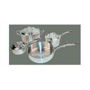 Winco Deluxe Stainless Steel Extra Heavy Weight Premium Cookware Set -- 1 set.