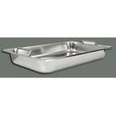 Winco Stainless Steel Full Size Food Pan with Handle.