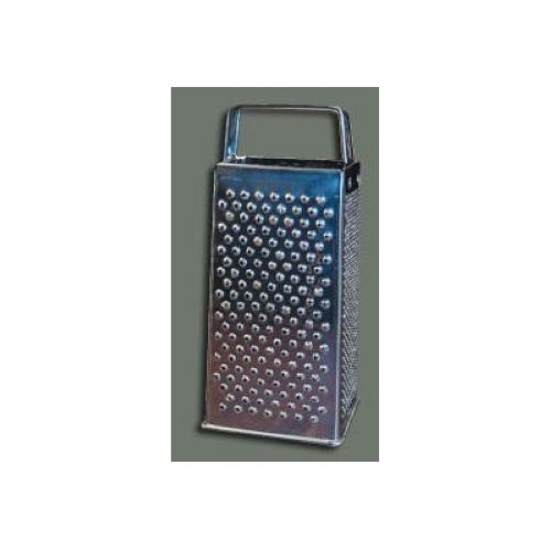 Winco Stainless Steel Tapered Grater, 4 x 3 x 9 inch.