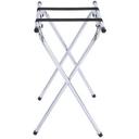 Winco Chrome Steel Folding Tray Stand, 31 inch Height -- 6 per case.