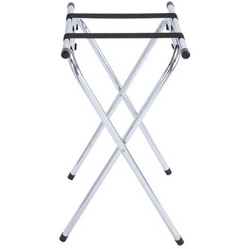 Winco Chrome Steel Folding Tray Stand, 31 inch Height -- 6 per case.