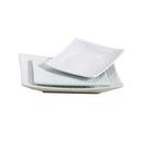 Yanco Fuji Porcelain Bone White Square Plate, 10 1/2 inch Length x 10 1/2 inch Width -- 12 per case.