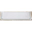 Yanco Fuji Porcelain Bone White Rectangular Display Plate, 11 1/4 inch Length x 7 inch Width -- 12 per case.