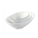 Yanco Fuji Porcelain Bone White Oblong Slanted Sheer Bowl, 9 Ounce -- 36 per case.