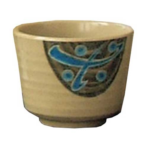 Yanco Japanese Melamine Round Tea Cup, 8 Ounce -- 48 per case.