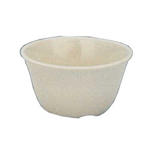 Yanco Milestone Melamine Ivory Round Bouillon Cup, 7 Ounce -- 48 per case.