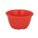 Yanco Milestone Melamine Red Round Bouillon Cup, 7 Ounce -- 48 per case.
