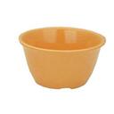 Yanco Milestone Melamine Yellow Round Bouillon Cup, 7 Ounce -- 48 per case.