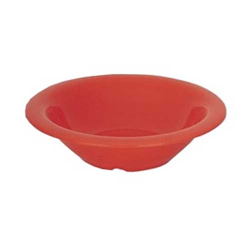 Yanco Milestone Melamine Red Round Salad Bowl, 4 1/2 Ounce -- 48 per case.