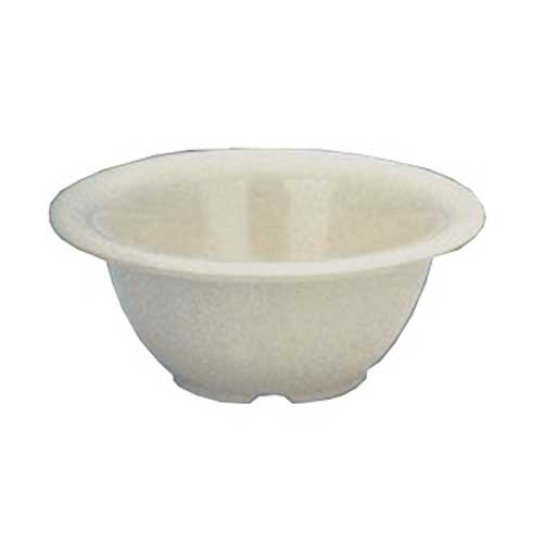 Yanco Milestone Melamine Ivory Round Soup Bowl, 10 Ounce -- 48 per case.