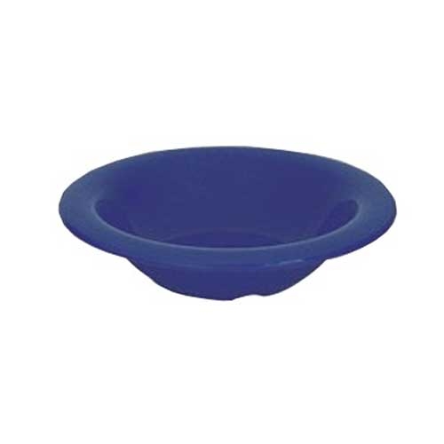 Yanco Milestone Melamine Blue Round Salad Bowl, 8 Ounce -- 48 per case.