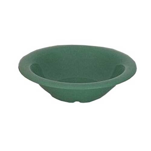 Yanco Milestone Melamine Green Round Salad Bowl, 8 Ounce -- 48 per case.