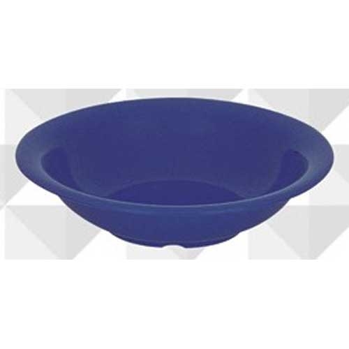 Yanco Milestone Melamine Blue Round Soup Bowl, 12 Ounce -- 48 per case.
