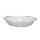 Yanco Nessico Melamine White Oval Bowl, 36 Ounce -- 24 per case.