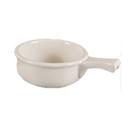 Yanco Porcelain Super White Round Accessories Onion Soup Crock with Handle, 15 Ounce-- 24 per case
