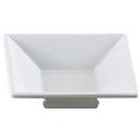 Yanco Rome Melamine Square White Plate, 3 x 3 inch -- 72 per case.