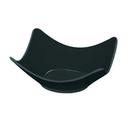 Yanco Rome Melamine Square Black Salad Bowl, 16 Ounce -- 48 per case.