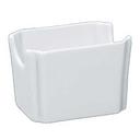 Yanco Porcelain Super White Accessories Rectangular Sugar Packet Holder, 3 1/8 inch -- 36 per case.