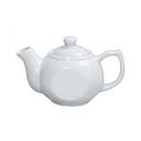 Yanco Porcelain White Accessories Coffee/Teapot with Raised Lid, 10 Ounce -- 36 per case.