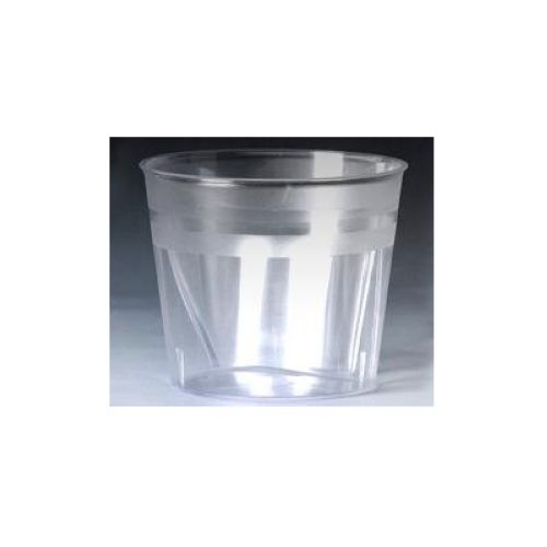 Royal Plasticware Elite Barware Clear Ying Yang Bomb Shot Cup, 3 and 1 Ounce Chamber - 10 per pack -- 6 packs per case.