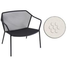 Emu Darwin Antique White Outdoor Indoor Stacking Lounge Armchair, 29.5 x 30.5 x 28.5 inch -- 2 per case.
