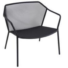 Emu Darwin Antique Black Outdoor Indoor Stacking Lounge Armchair, 29.5 x 30.5 x 28.5 inch -- 2 per case.