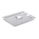 Cover Slotted Flat, Stainless Steel, 1/4 Size.