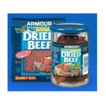 Pinnacle Foods Armour Star Display Sliced Dried Beef, 2.25 Ounce -- 72 per case.