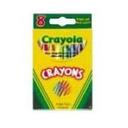 Crayola Original 8 Crayons, Peggable Box -- 48 packs per case