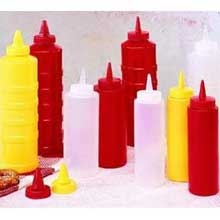 Traex Clear Standard Squeeze Dispenser With Closeable Cap, 12 Ounce -- 12 Per Case