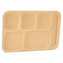 Traex Right Hand Bright Green ABS School Compartment Tray, 14 1/2 x 10 inch -- 24 per case.