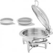 Walco Stainless Walco Idol Round Chafer Kit, 7 Quart Capacity.