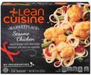 Nestle Stouffers Lean Cuisine Entree Sesame Chicken, 9 Ounce -- 12 per case.