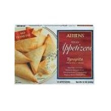 Athens Foods Three Cheese Blend Fillo Triangle Tyropita - Appetizer, 12 Ounce -- 12 per case.
