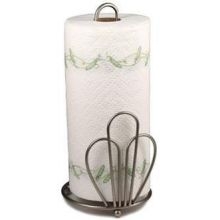 Spectrum Bloom Satin Nickel Paper Towel Holder, 13 x 6.5 x 6 inch.