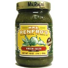 Mrs. Renfro Salsa Green - 16 ounce  -- 6 per case.