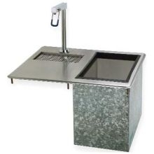 Advance Tabco Bar King Nsf Drop-ins Water Station Ice Bin, 23 Pound Ice Capacity, 21 1/4 X 18 Inch